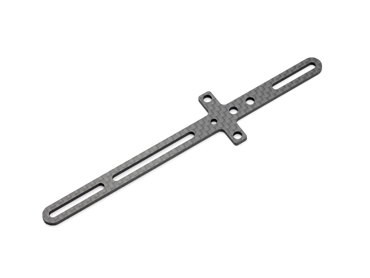 <T293> グラファイトリアシャーシステフナー 2.0mm（IF14-2FWD）