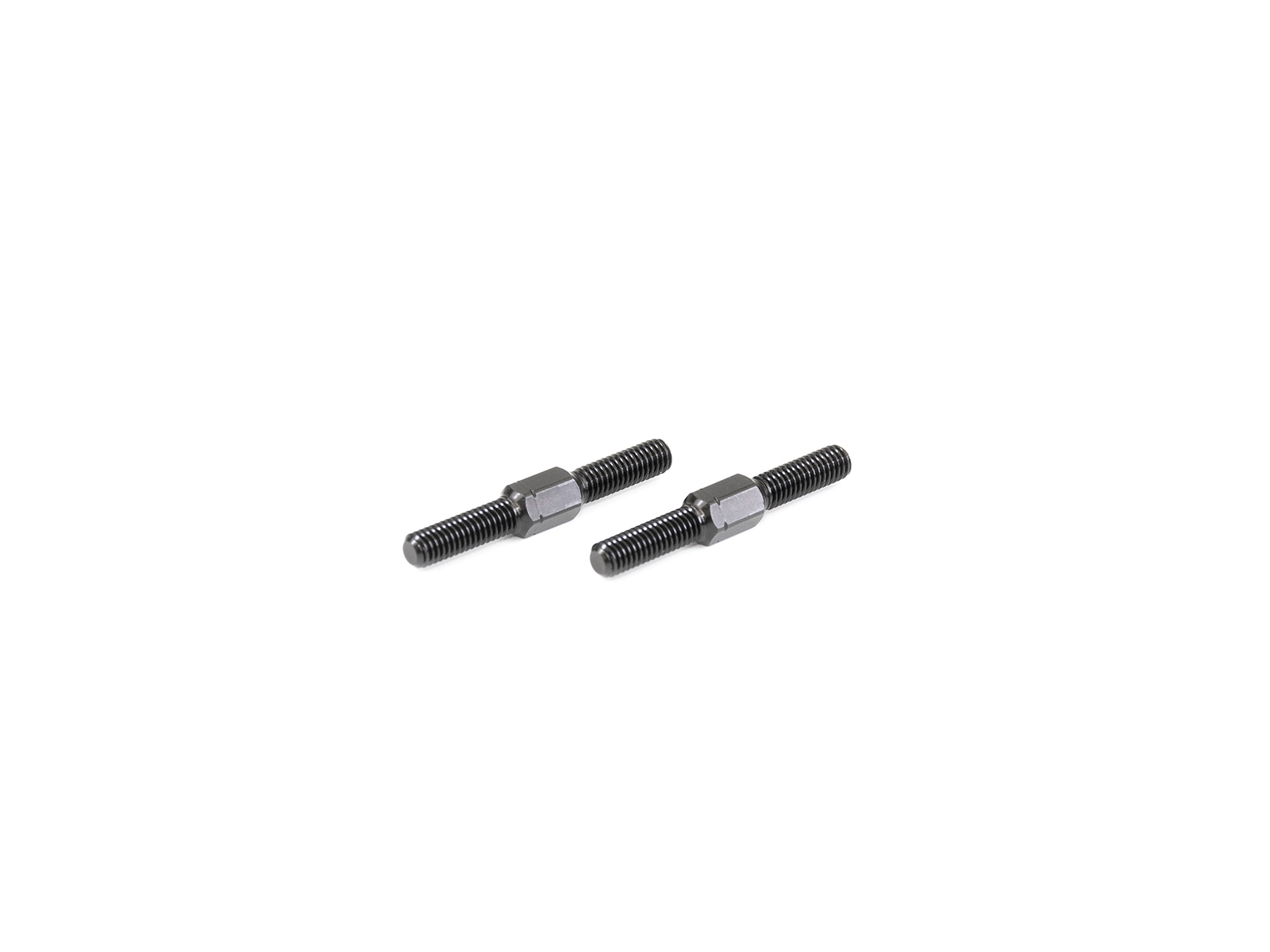 <TS064> アルミターンバックル M3x25mm（ブラック/2個）