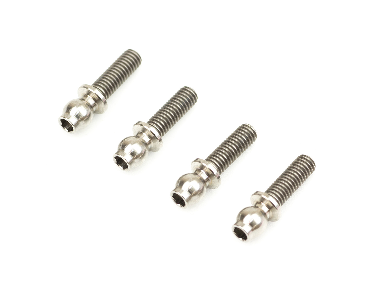 <TS166> 4.2mmチタンボールスタッド（M3x9mm/4個）