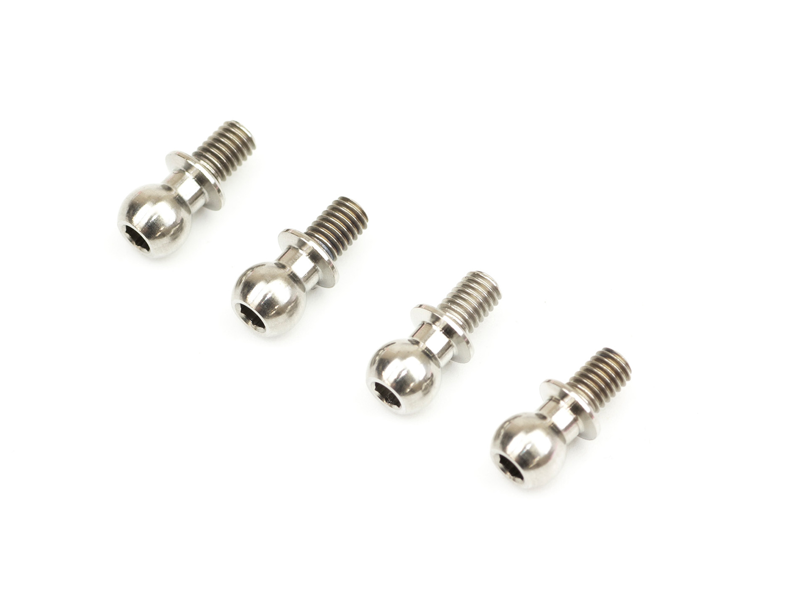 <TS167> 4.9mmチタンロアピボットボールスタッド（M3x4.5mm/4個）
