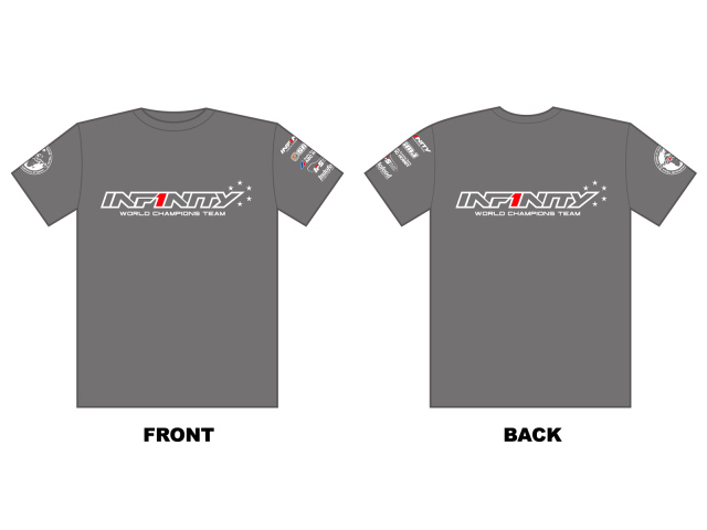 <A0097> INFINITY チームTシャツ（グレー）