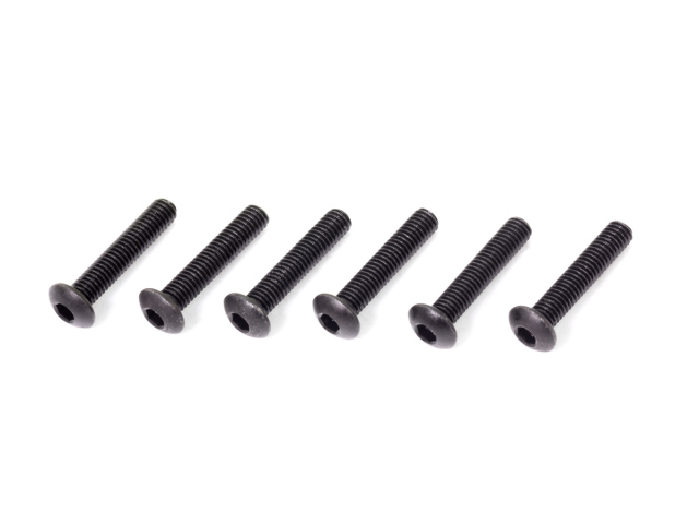 <B01315> M3x15mmボタンヘッドスクリュー（6個）