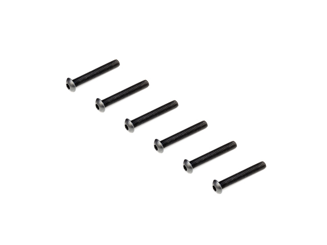 <B01320> M3x20mmボタンヘッドスクリュー（6個）