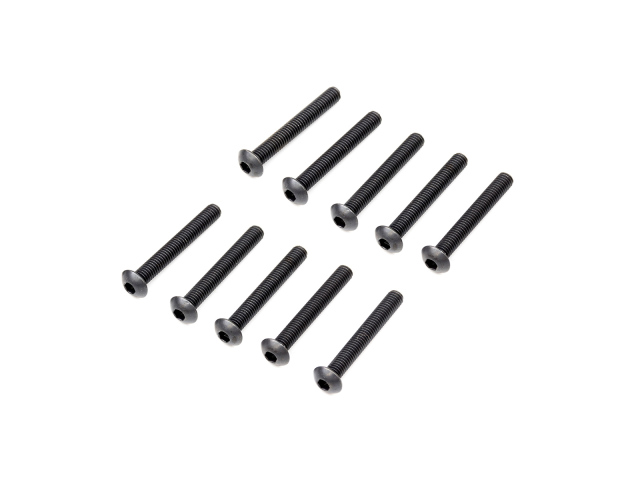 <B01322> M3x22mmボタンヘッドスクリュー（10個）