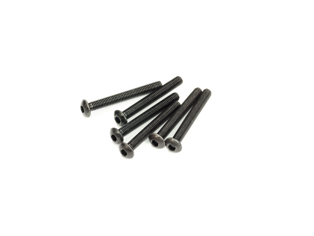 <B01325> M3x25mmボタンヘッドスクリュー（6個）