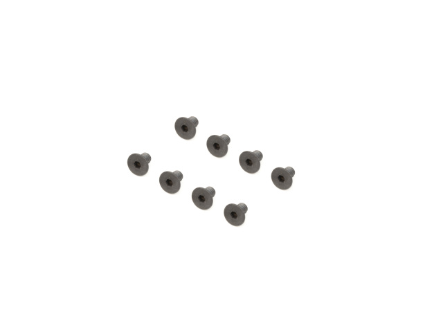 <B022504> M2.5x4mmフラットヘッドスクリュー（8個）