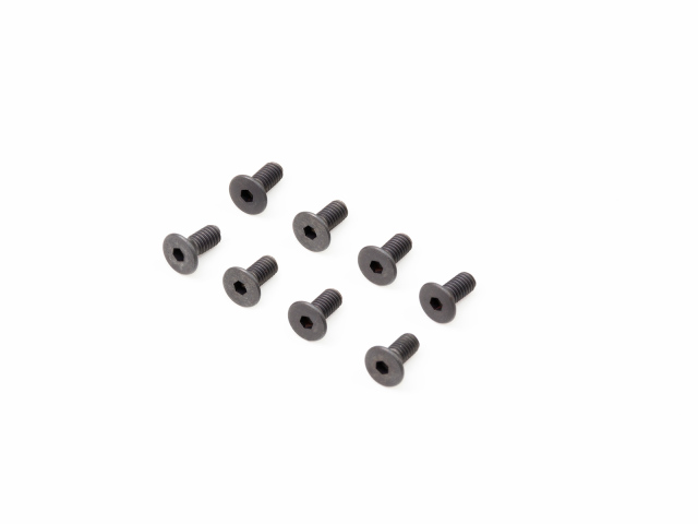 <B022506> M2.5x6mmフラットヘッドスクリュー（8個）
