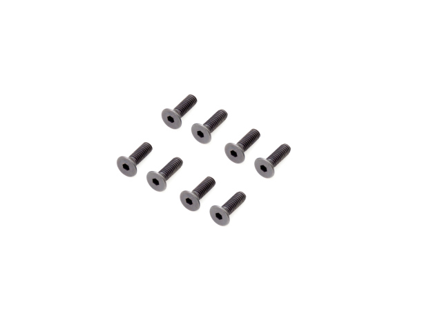 <B022508> M2.5x8mmフラットヘッドスクリュー（8個）