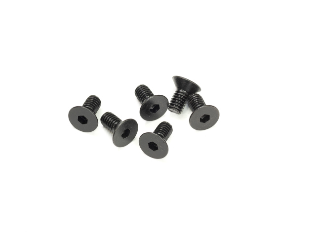 <B02408> M4x8mmフラットヘッドスクリュー（8個）