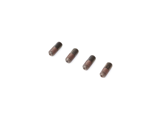 <B04308L> M3x8mmセットスクリュー（ネジ止め剤付/くぼみ先/4個）