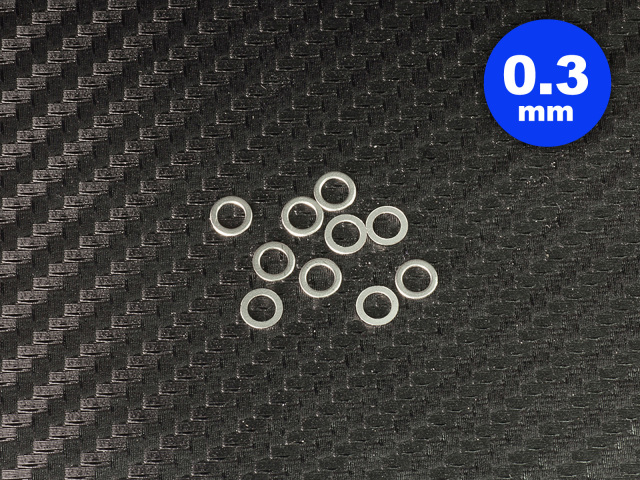INFINITY - 3x5 SHIM SET (0.1, 0.2, 0.3mm each10pcs)