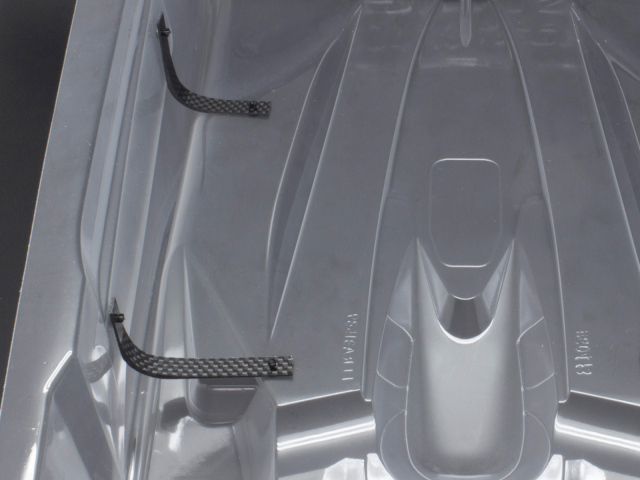 YOSHINO Shape「送料込」 「EPS/カーボンボード」 BODY STIFFENER FOR 1/8 RACING L TYPE (CARBON GRAPHITE)
