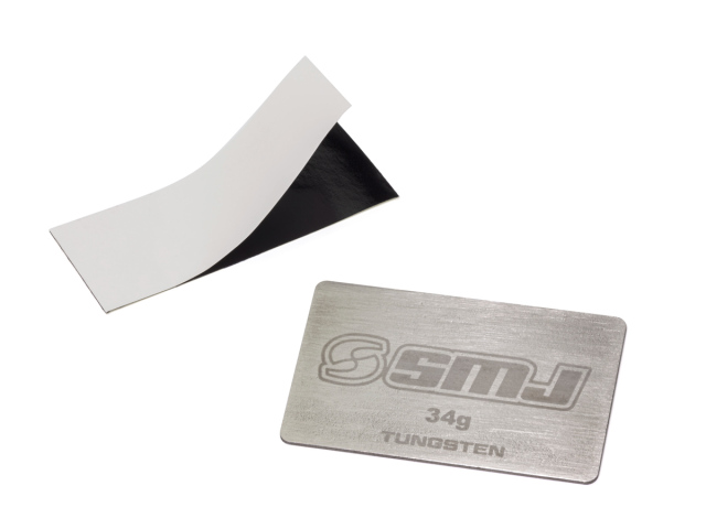 Smj Thin Type Tungsten Weight Plate 34g 53x33x1 0mm 1g