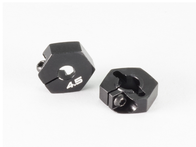 <T100> アルミ六角ホイールハブ（4.5mm/2個）