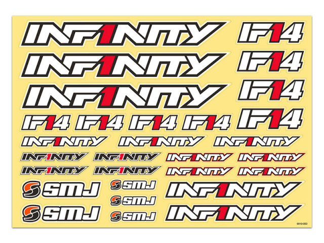<T125> INFINITY IF14ロゴデカール