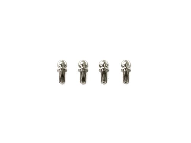 <T159> チタンボールエンド4.9mm ミディアム（4個）