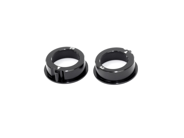 <T162> アルミエキセントリックベアリングホルダー 0.5mm (黒/2個）