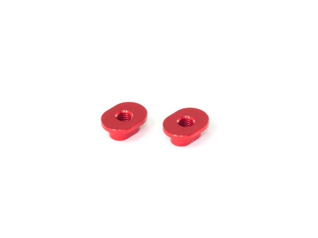 <T222-0> アルミショックマウントブッシュ 0mm（2個）