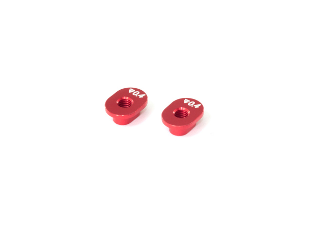 <T222-0.4> アルミショックマウントブッシュ 0.4mm（2個）