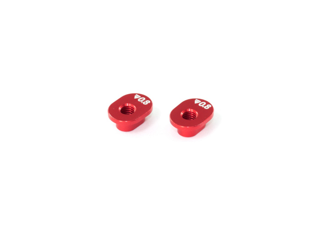 <T222-0.8> アルミショックマウントブッシュ 0.8mm（2個）
