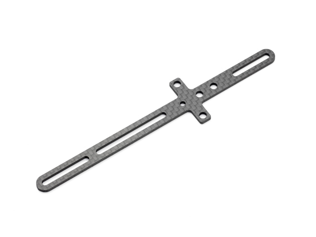 <T293> グラファイトリアシャーシステフナー 2.0mm（IF14-2FWD）