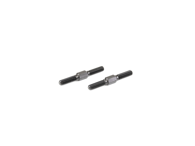 <TS065> アルミターンバックル M3x27mm（ブラック/2個）