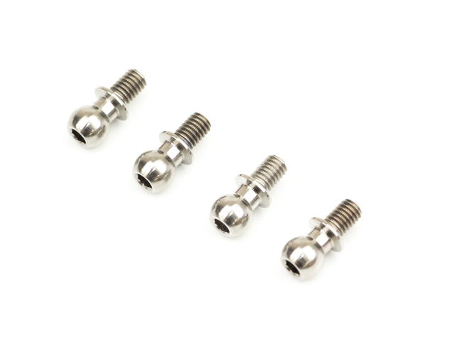 <TS167> 4.9mmチタンロアピボットボールスタッド（M3x4.5mm/4個）