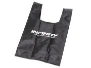 <A0078> INFINITY折りたたみトートバッグmini（ブラック）