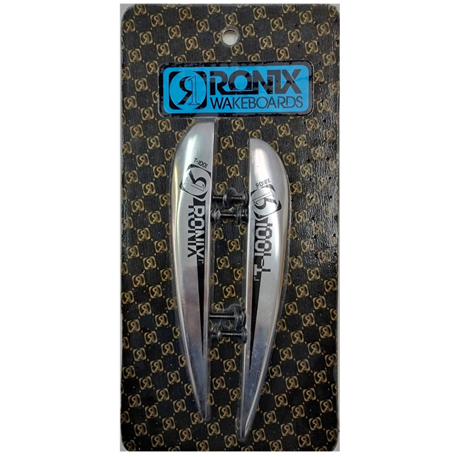 RONIX 1.0 T1001 Aluminum Ramp Fin 2pack Silver