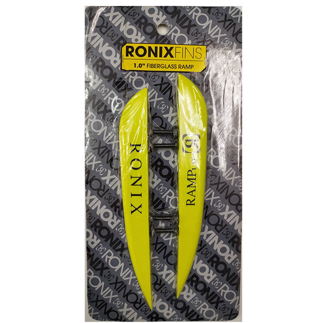 RONIX 1.0in Fiberglass Ramp Fin 2pack Yellow