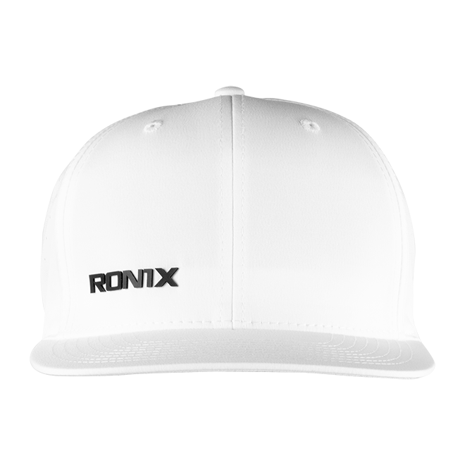RONIX  Tempest - 6 Panel Hat - White - Adjustable Snap Back