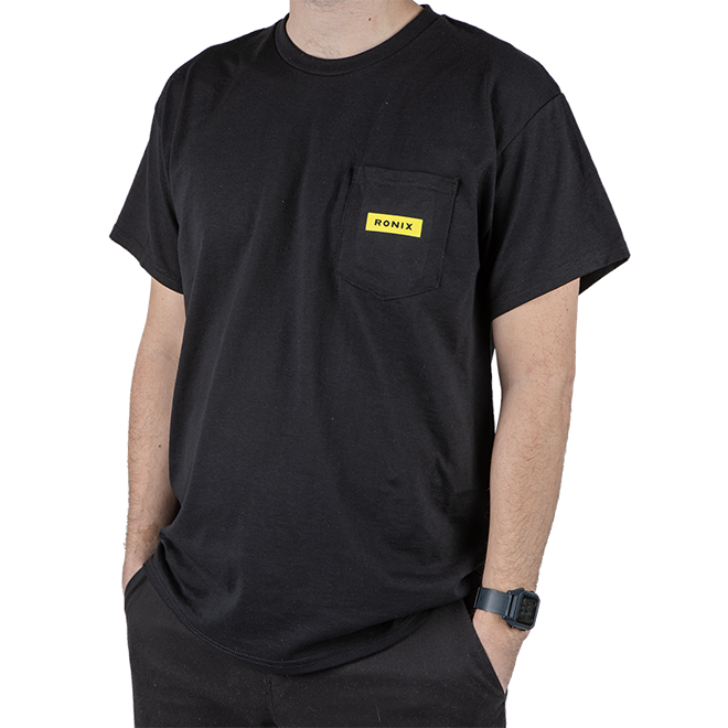 RONIX  Megacorp - Pocket T-Shirt - Black / Yellow
