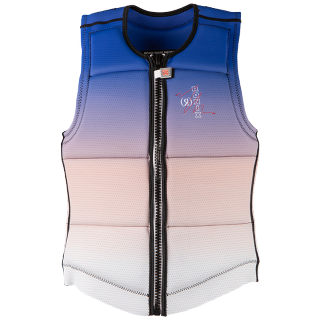 RONIX  Coral  - Women's CE Approved Impact Vest  - White / Blue Fade