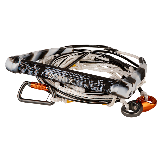 RONIX  Recon - Bimini Quick Connect Surf Rope - 11in. Handle - R8 34ft. 9-Sect. - Snow Camo