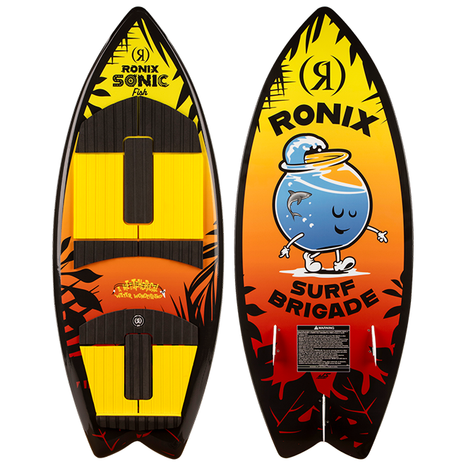 RONIX  Boy's Sonic - Fish - Sunset Splash