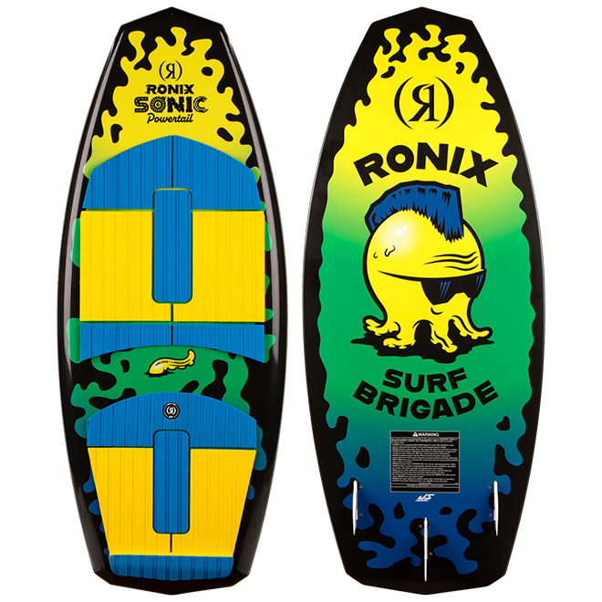 RONIX  Sonic - Powertail - Yellow / Green Squidhawk