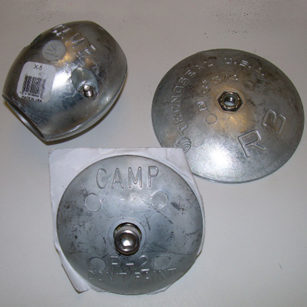 ZINC KIT COASTAL EDITION W/ 1 1/4" SHAFT ZINC COLLAR