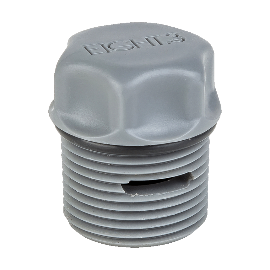 RONIX 1" NPT Thread Vented Valve Plug