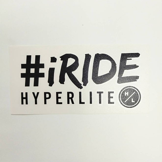 Hyperlite i RIDE Diecut sticker