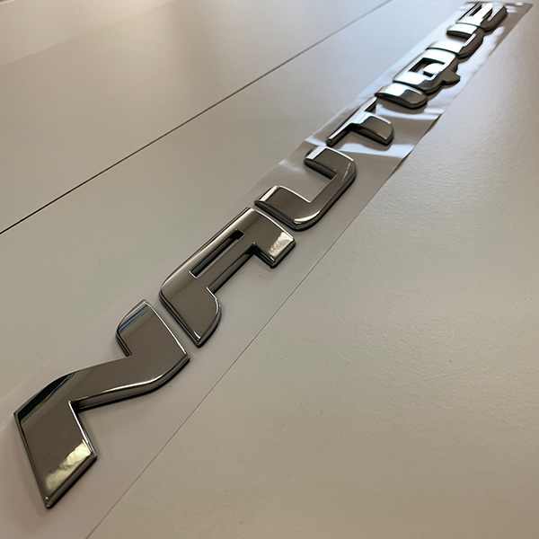 18" NAUTIQUE TRANSOM CHROMAX SILVER