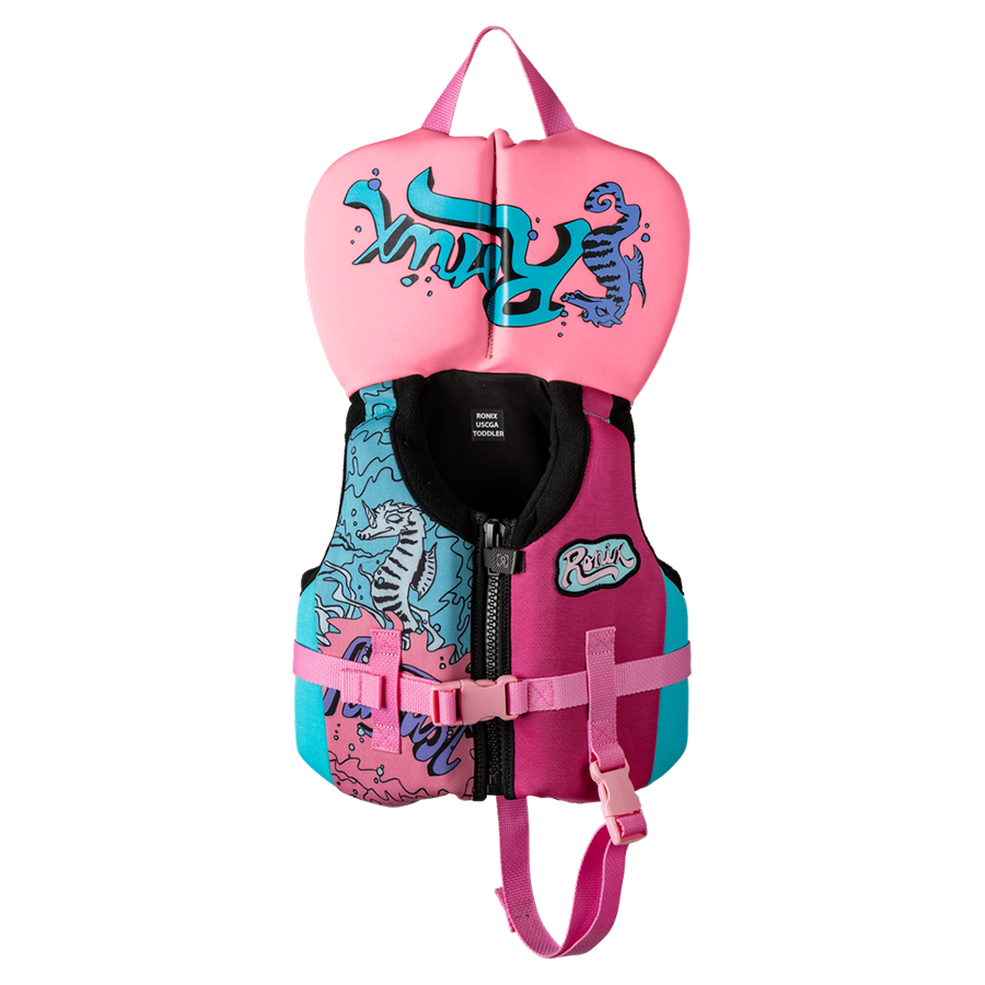 RONIX  August - Girl's L70 - CGA Life Vest  - Pink/Blue TODDLER