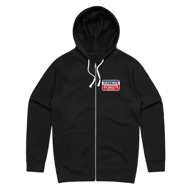 Hyperlite Gassup Zip Hoodie  Black