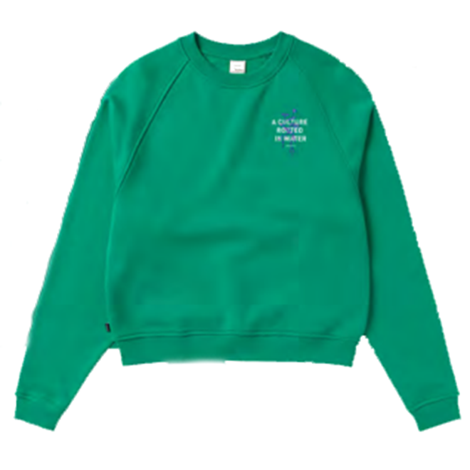 MYSTIC Culture Crew Sweat Bright green S