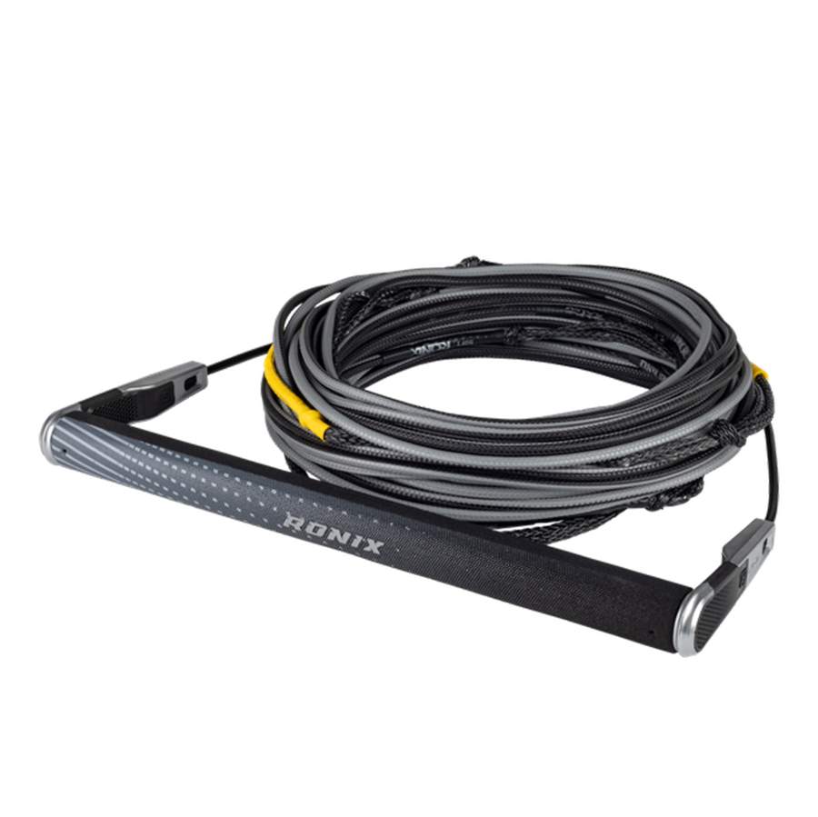 RONIX  One Combo - Hide Grip 1.25 in. Dia. w/80 ft. 5-Sect. R8 Rope Chrome / Black