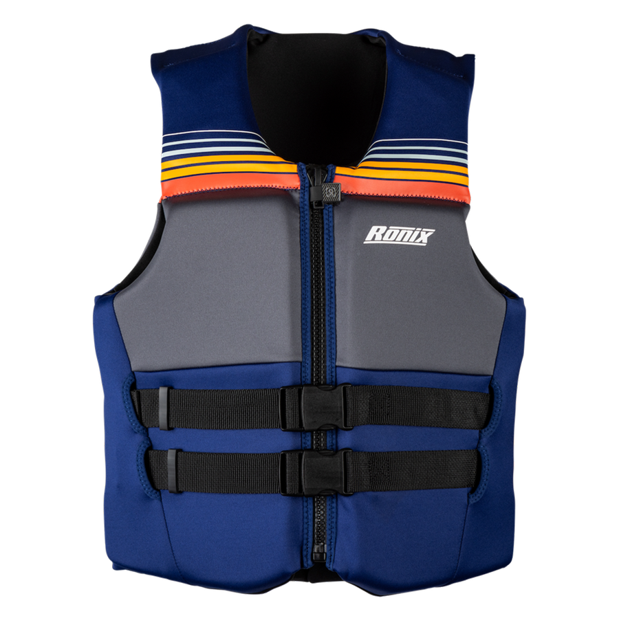 【CGA認証】RONIX   Realm - Standard Fit  - L70 - US/CA CGA Life Vest  - Navy/Grey/Sunrise