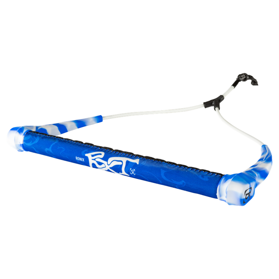 RONIX  RXT - Dyneema BarLock Handle - Lycra/Hide Grip 1.3 in. Dia. - White / Blue