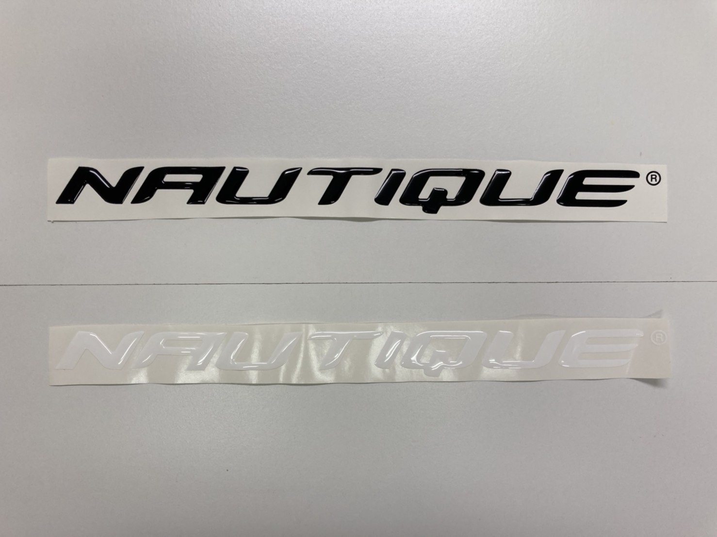 13" NAUTIQUE LOGO 3D DECAL