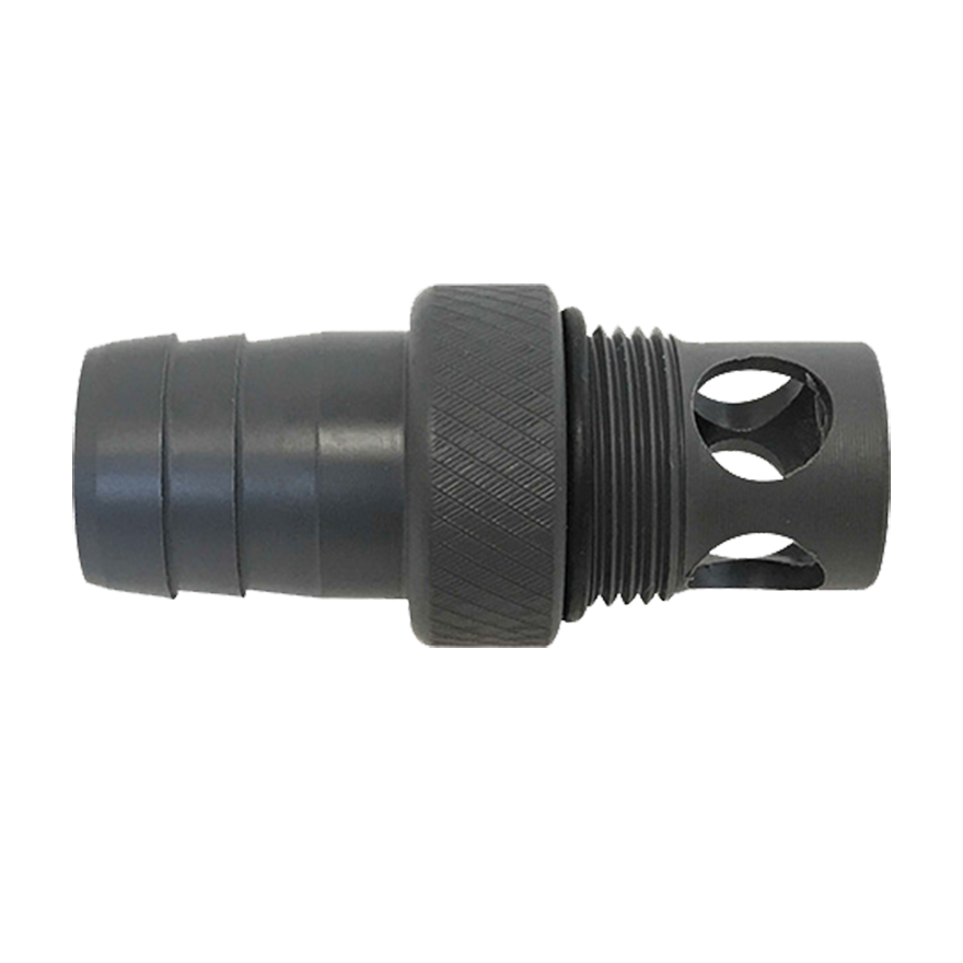 1″ Barbed/Suction Stop Sac Valve Threads Fitting