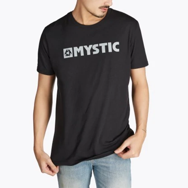 MYSTIC   LOGO Brand Tee Black