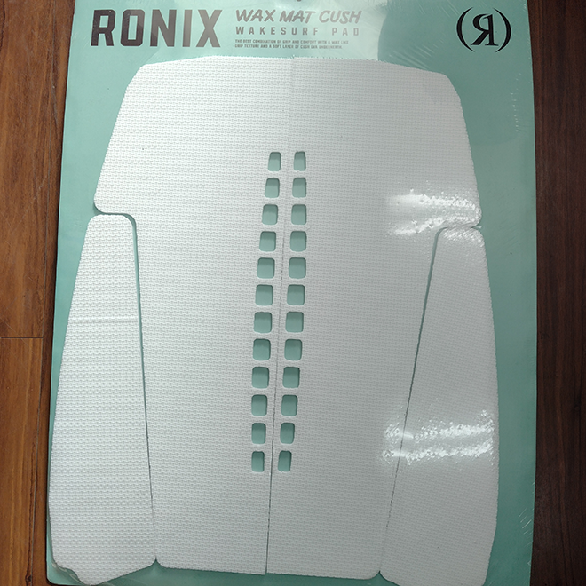 RONIX  surfco hawaii wax mat traction kit cush Front Pad White